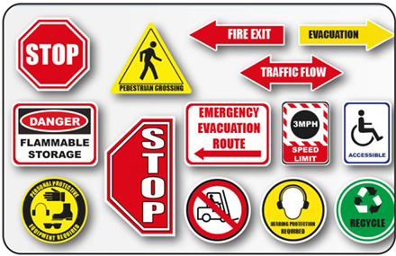 industrial safety stickers